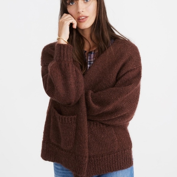 Madewell Balloon Sleeve Cardigan XXS - Picture 2 of 7